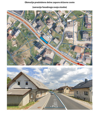 Območje delne zapore